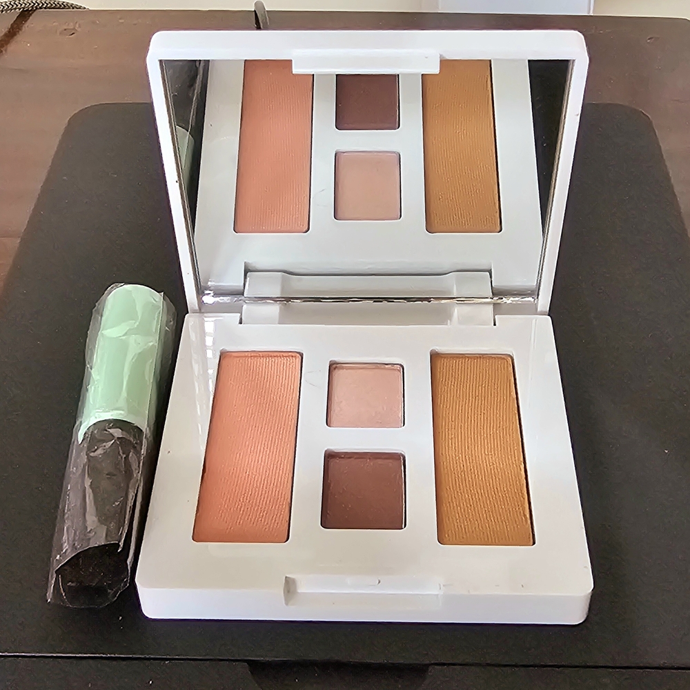 Clinique Color Surge Eye Shadow Trio Sunkissed Bronzer Pink Duo Rose Wine